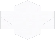Linen Solar White Pocket Invitation Style B3 (5 3/4 x 8 3/4)10/Pk