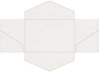 Linen Natural White Pocket Invitation Style B3 (5 3/4 x 8 3/4) - 10/Pk