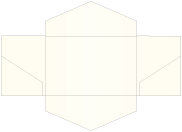Natural White Pearl Pocket Invitation Style B3 (5 3/4 x 8 3/4)10/Pk