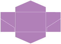 Grape Jelly Pocket Invitation Style B3 (5 3/4 x 8 3/4) - 10/Pk