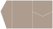 Pyro Brown Pocket Invitation Style B5 (5 1/4 x 7 1/4)