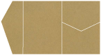 Natural Kraft Pocket Invitation Style B5 (5 1/4 x 7 1/4)10/Pk