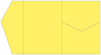 Factory Yellow Pocket Invitation Style B5 (5 1/4 x 7 1/4)10/Pk