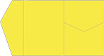 Lemon Drop Pocket Invitation Style B5 (5 1/4 x 7 1/4)10/Pk