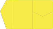 Lemon Drop Pocket Invitation Style B5 (5 1/4 x 7 1/4)