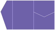 Amethyst Pocket Invitation Style B5 (5 1/4 x 7 1/4)