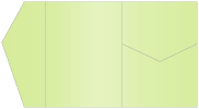 Sour Apple Pocket Invitation Style B5 (5 1/4 x 7 1/4)