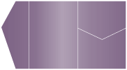 Metallic Purple Pocket Invitation Style B5 (5 1/4 x 7 1/4) - 10/Pk