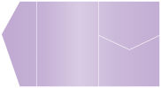 Violet Pocket Invitation Style B5 (5 1/4 x 7 1/4)