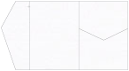 Linen Solar White Pocket Invitation Style B5 (5 1/4 x 7 1/4)10/Pk