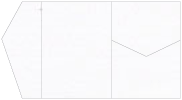 Linen Solar White Pocket Invitation Style B5 (5 1/4 x 7 1/4)