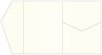 Natural White Pearl Pocket Invitation Style B5 (5 1/4 x 7 1/4)10/Pk
