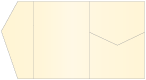 Gold Pearl Pocket Invitation Style B5 (5 1/4 x 7 1/4)10/Pk