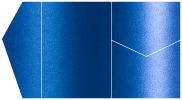 Blue Silk Pocket Invitation Style B5 (5 1/4 x 7 1/4)