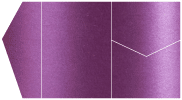 Purple Silk Pocket Invitation Style B5 (5 1/4 x 7 1/4)