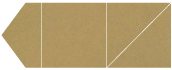 Natural Kraft Pocket Invitation Style B6 (6 1/8 x 6 1/8)10/Pk