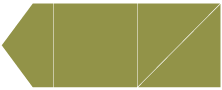 Olive Pocket Invitation Style B6 (6 1/8 x 6 1/8) - 10/Pk