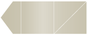 Gold Leaf Pocket Invitation Style B6 (6 1/8 x 6 1/8)10/Pk