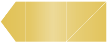 Gold Pocket Invitation Style B6 (6 1/8 x 6 1/8) - 10/Pk
