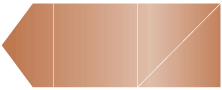 Copper Pocket Invitation Style B6 (6 1/8 x 6 1/8) - 10/Pk