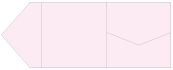 Light Pink Pocket Invitation Style B9 (6 1/4 x 6 1/4)10/Pk