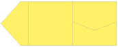 Factory Yellow Pocket Invitation Style B9 (6 1/4 x 6 1/4)10/Pk