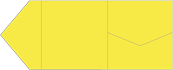 Lemon Drop Pocket Invitation Style B9 (6 1/4 x 6 1/4)10/Pk