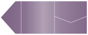 Purple Pocket Invitation Style B9 (6 1/4 x 6 1/4)10/Pk