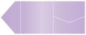 Violet Pocket Invitation Style B9 (6 1/4 x 6 1/4)10/Pk