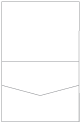 Crest Solar White Pocket Invitation Style C1 (4 1/4 x 5 1/2) 10/Pk