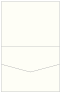 Textured Bianco Pocket Invitation Style C1 (4 1/2 x 5 1/2)10/Pk