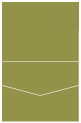 Olive Pocket Invitation Style C1 (4 1/4 x 5 1/2) 10/Pk