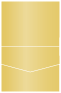 Gold Pocket Invitation Style C1 (4 1/2 x 5 1/2)10/Pk