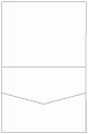 Crystal Pocket Invitation Style C1 (4 1/4 x 5 1/2) 10/Pk