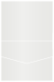 Silver Pocket Invitation Style C1 (4 1/2 x 5 1/2)10/Pk