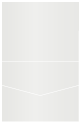 Silver Pocket Invitation Style C1 (4 1/4 x 5 1/2) 10/Pk