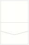 White Pearl Pocket Invitation Style C1 (4 1/2 x 5 1/2)10/Pk