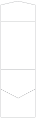 Crest Solar White Pocket Invitation Style C2 (4 1/2 x 6 1/4) 10/Pk