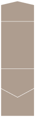 Pyro Brown Pocket Invitation Style C2 (4 1/2 x 6 1/4)