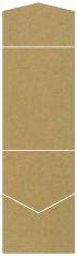 Natural Kraft Pocket Invitation Style C2 (4 1/2 x 6 1/4) 10/Pk