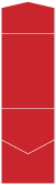 Red Pepper Pocket Invitation Style C2 (4 1/2 x 6 1/4)10/Pk