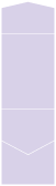 Purple Lace Pocket Invitation Style C2 (4 1/2 x 6 1/4)10/Pk