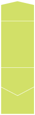 Citrus Green Pocket Invitation Style C2 (4 1/2 x 6 1/4) 10/Pk