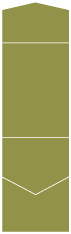 Olive Pocket Invitation Style C2 (4 1/2 x 6 1/4) 10/Pk