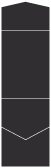 Black Pocket Invitation Style C2 (4 1/2 x 6 1/4)10/Pk