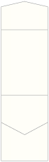 White Gold Pocket Invitation Style C2 (4 1/2 x 6 1/4) 10/Pk