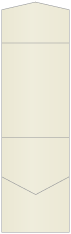 Champagne Pocket Invitation Style C2 (4 1/2 x 6 1/4) 10/Pk