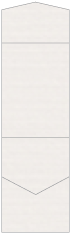 Linen Natural White Pocket Invitation Style C2 (4 1/2 x 6 1/4) 10/Pk