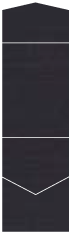 Linen Black Pocket Invitation Style C2 (4 1/2 x 6 1/4) 10/Pk