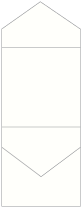 Eggshell White Pocket Invitation Style C3 (5 3/4 x 5 3/4)